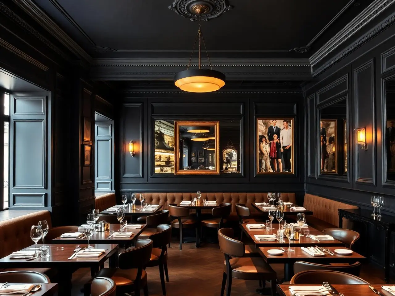 Restaurant bistronomique — chantier Boyer Peinture